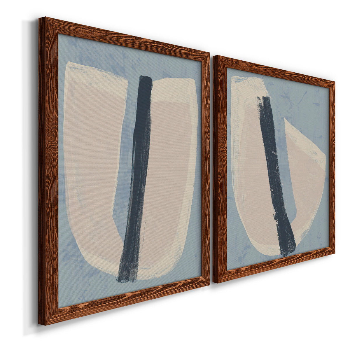 Paper Slice I - Premium Framed Canvas 2 Piece Set - Ready to Hang