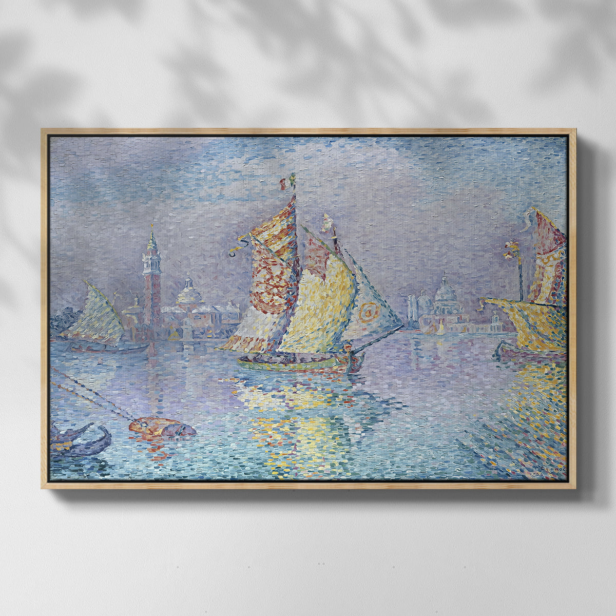 Venice, the Yellow Sail, 1904 - Floater Framed Canvas Print