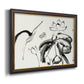 Lotus Study III Premium Framed Canvas- Ready to Hang