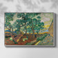 The Garden of Saint-Paul Hospital, 1889 - Floater Framed Canvas Print