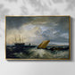 Sheerness as Seen from the Nore, 1808 - Floater Framed Canvas Print