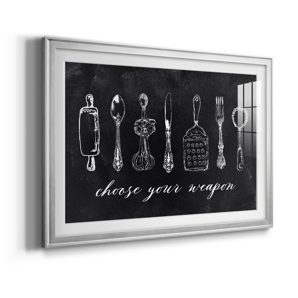 Choose Your Weapon Premium Framed Print - Ready to Hang