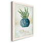 Potted Thyme - Premium Canvas Framed in Barnwood - Ready to Hang