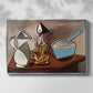 Jug, Candle, and Enamel Pan, 1950 - Floater Framed Canvas Print