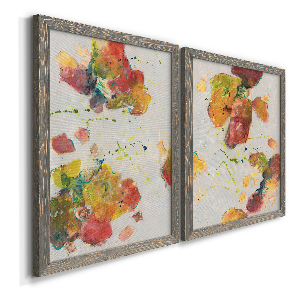 Attracting Love I - Premium Framed Canvas 2 Piece Set - Ready to Hang