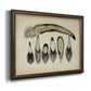 Vintage Feathers VII Premium Framed Canvas- Ready to Hang