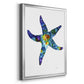 Sea Star - Modern Framed Canvas Print