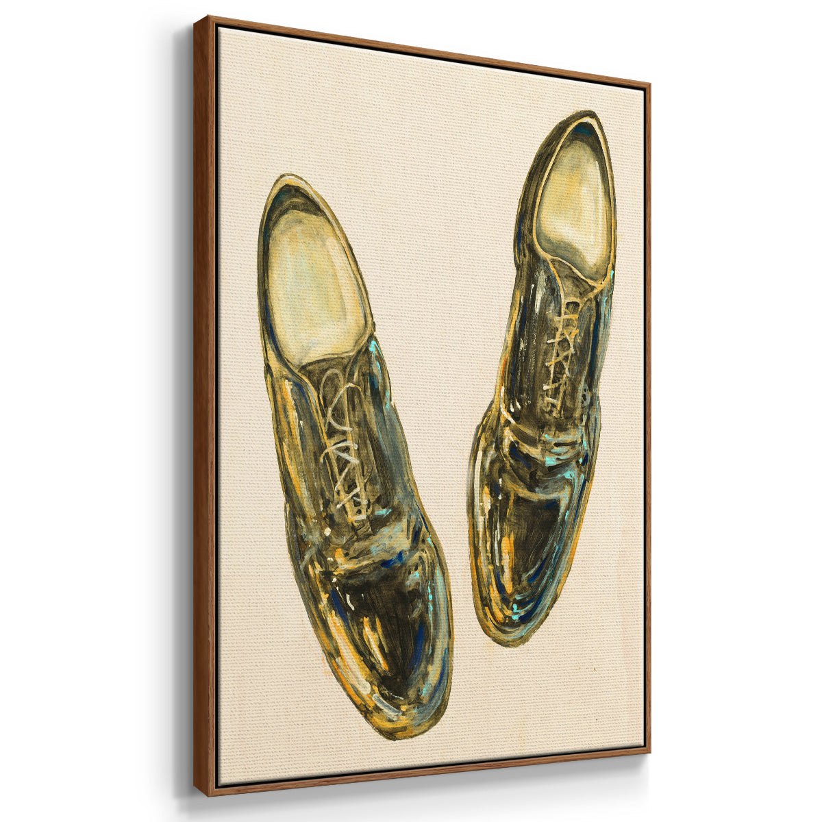 The Shoe Fits I V1 - Framed Premium Gallery Wrapped Canvas L Frame - Ready to Hang