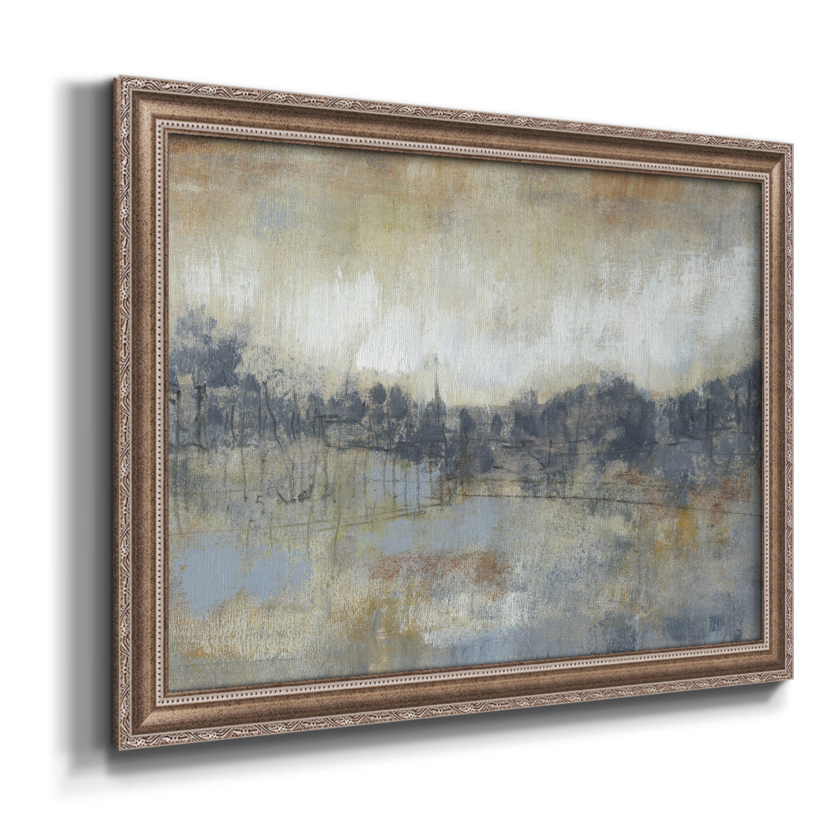 Cool Grey Horizon I Premium Framed Canvas- Ready to Hang