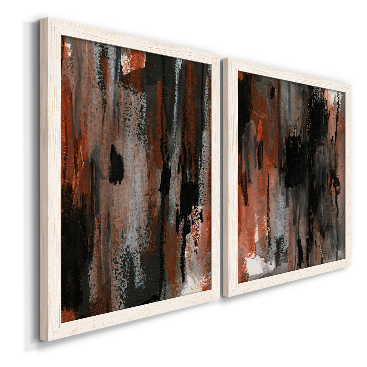 Loft Pastel VII - Premium Framed Canvas 2 Piece Set - Ready to Hang