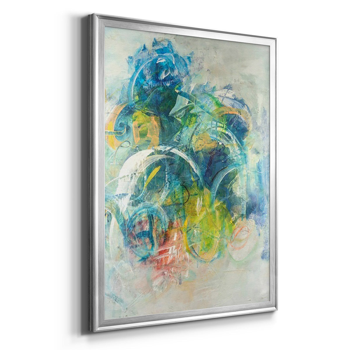 Silent Energy I - Modern Framed Canvas Print