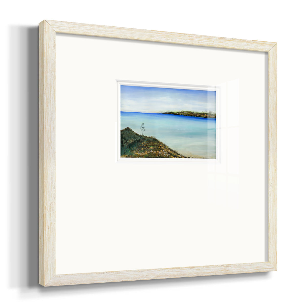 On a Clear Day Premium Framed Print Double Matboard