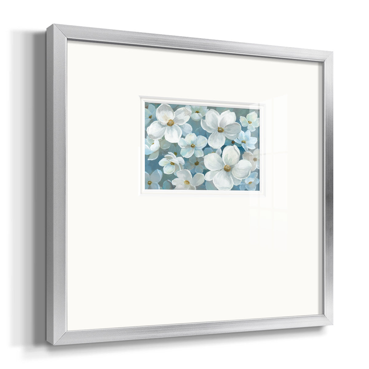 White Expression Premium Framed Print Double Matboard