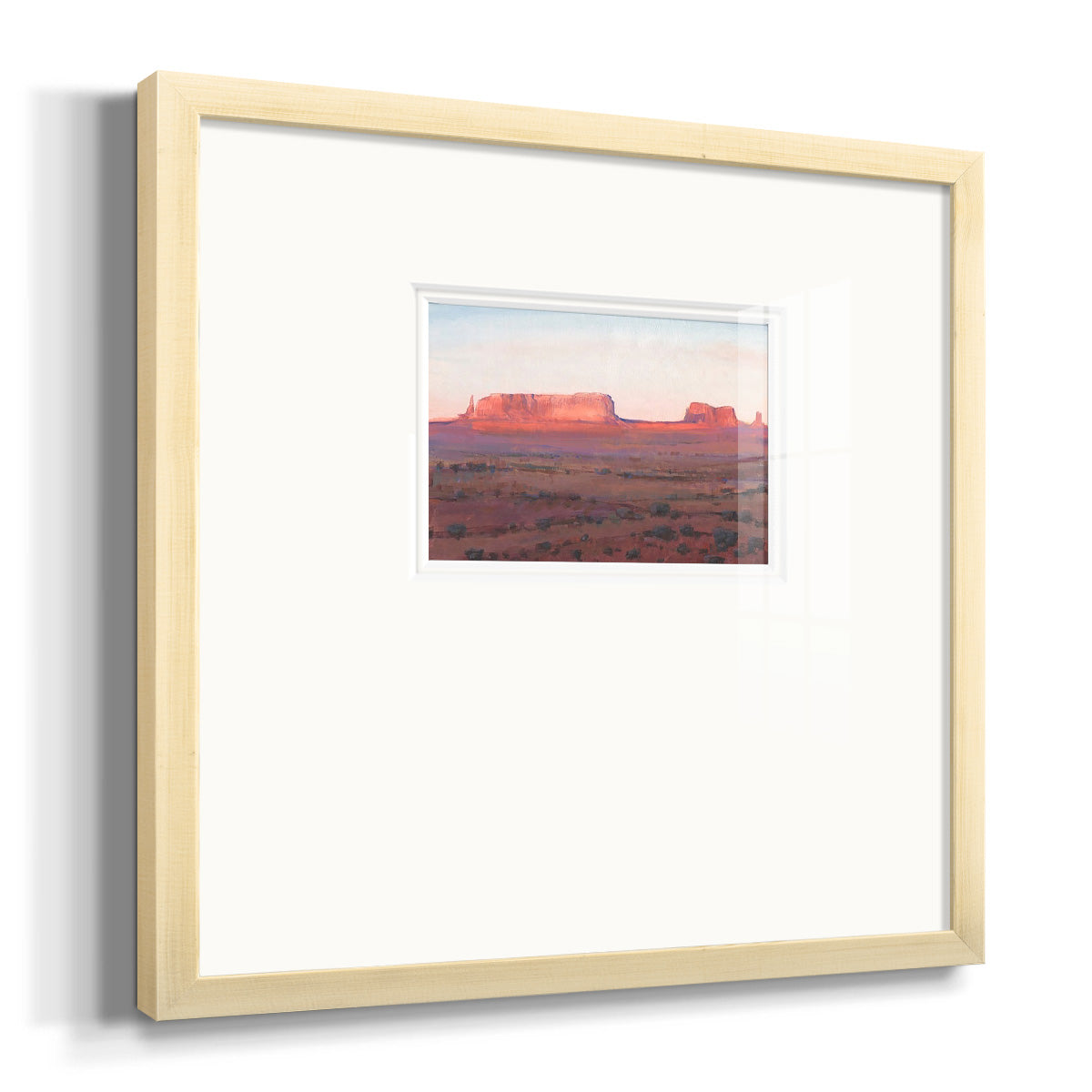 Red Rocks at Dusk I Premium Framed Print Double Matboard