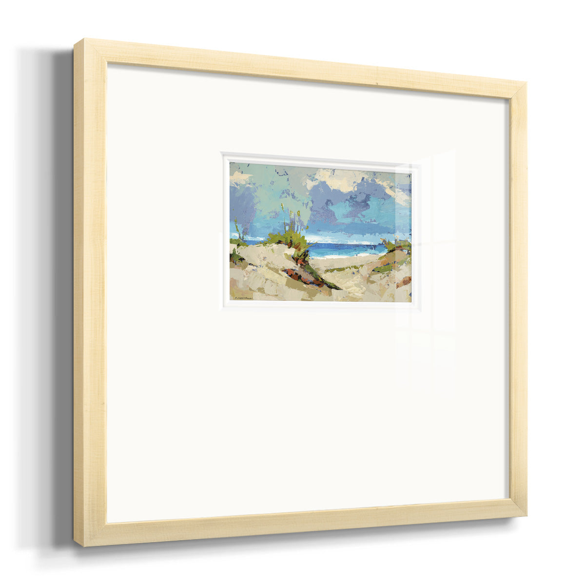 Dunes II Premium Framed Print Double Matboard