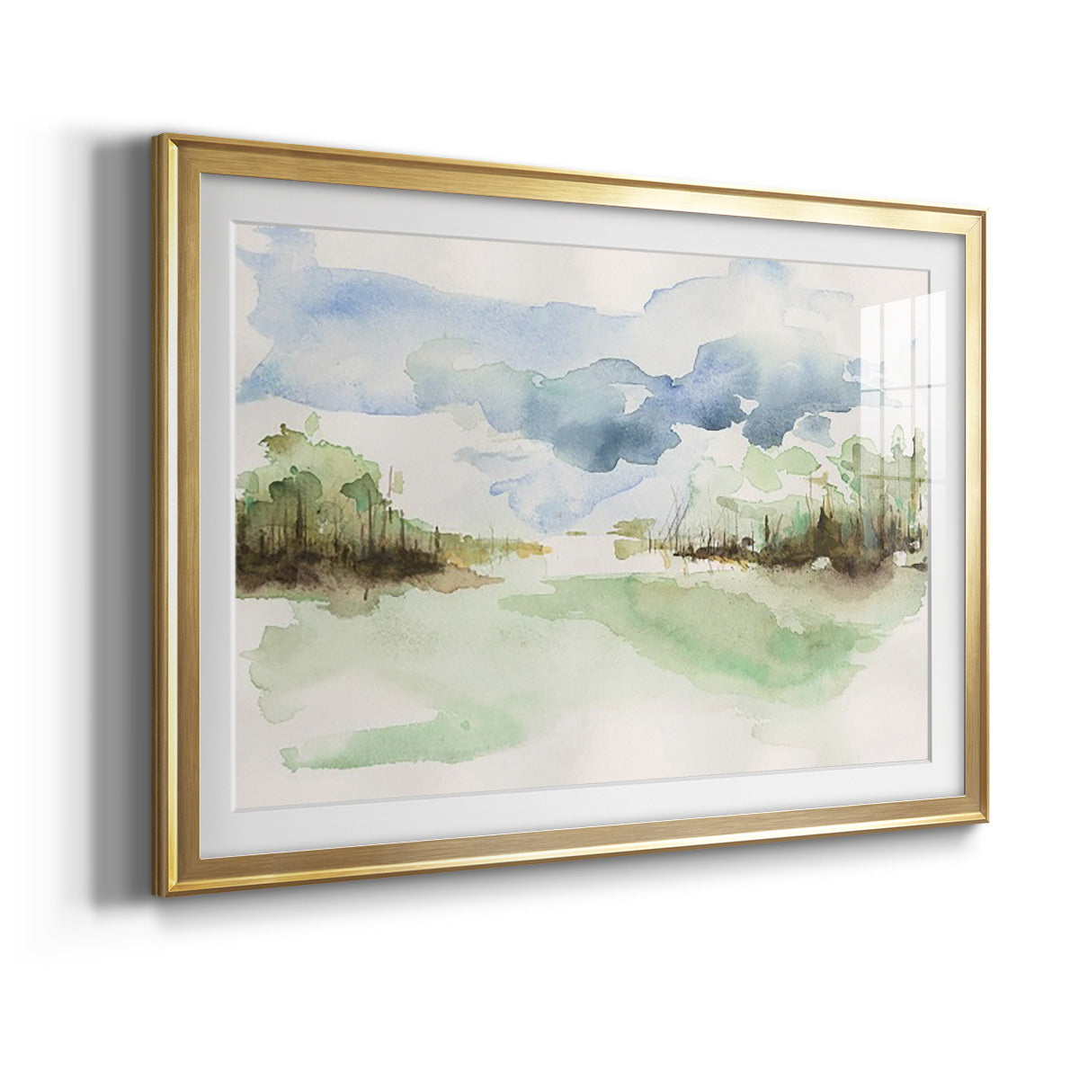 Brush Thickets II - Modern Framed Art Print