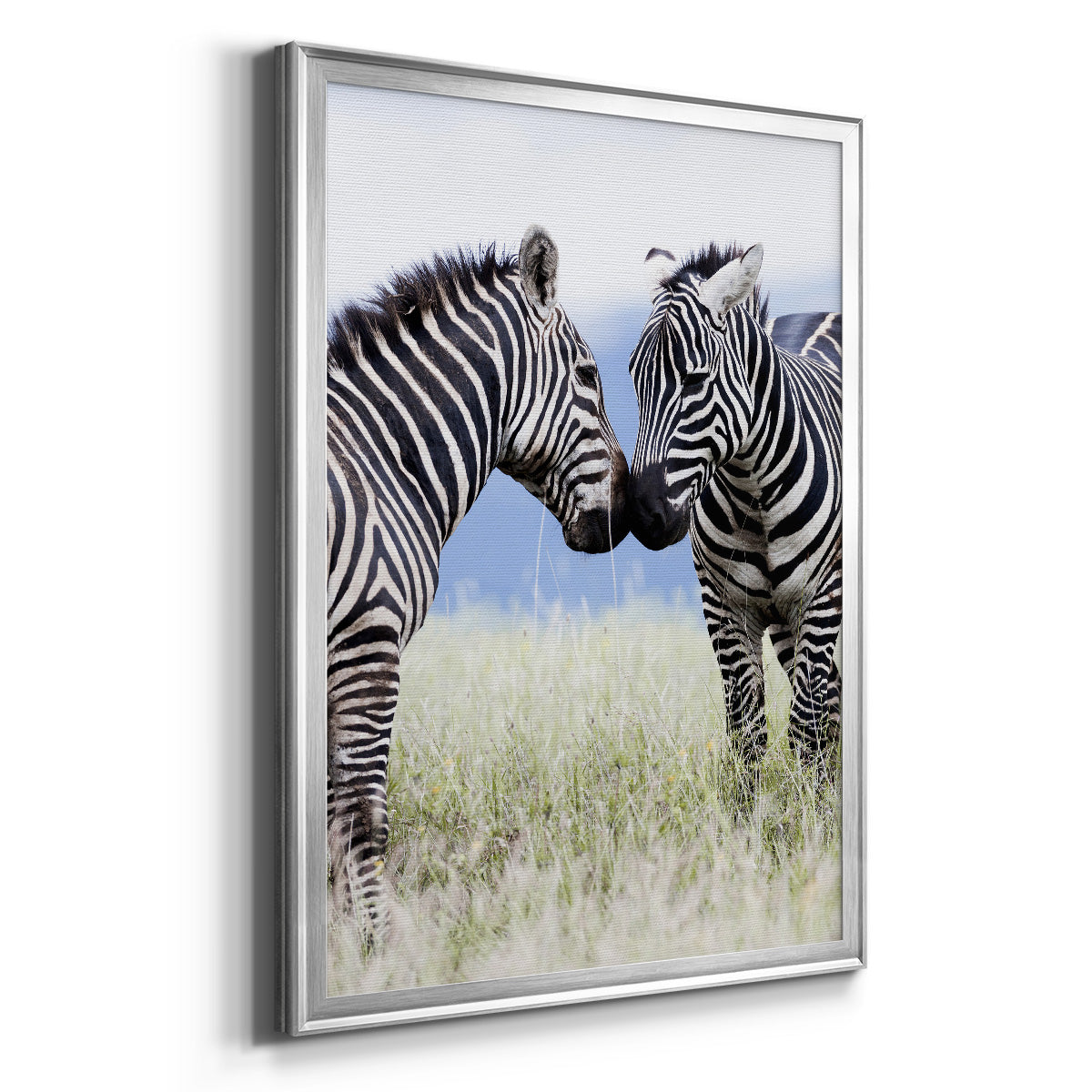 African Affection - Modern Framed Canvas Print