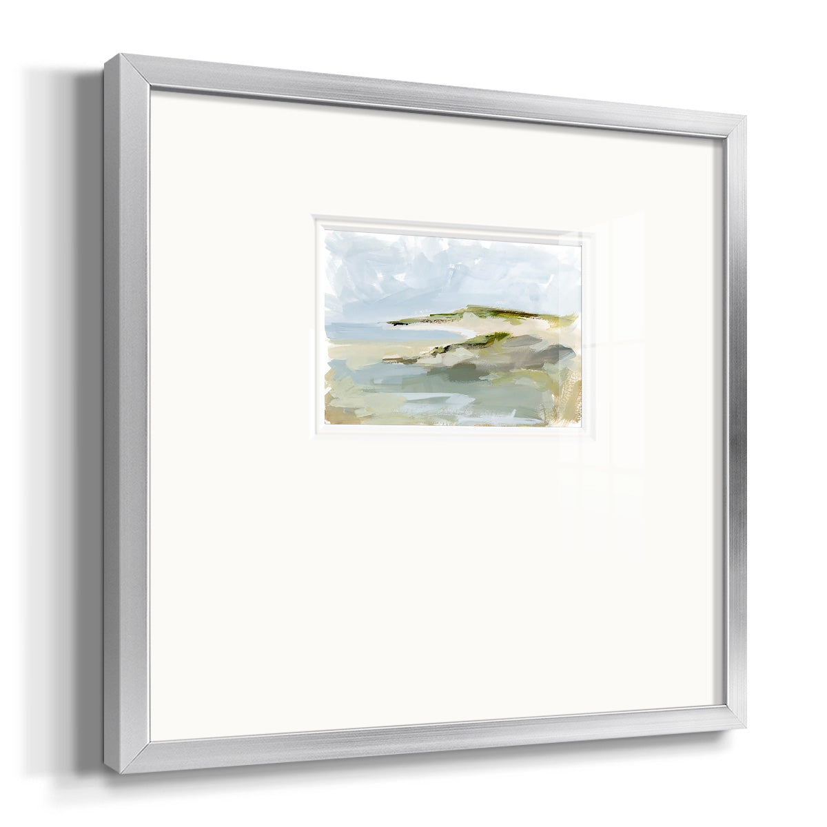 Sea Cove Impression I Premium Framed Print Double Matboard