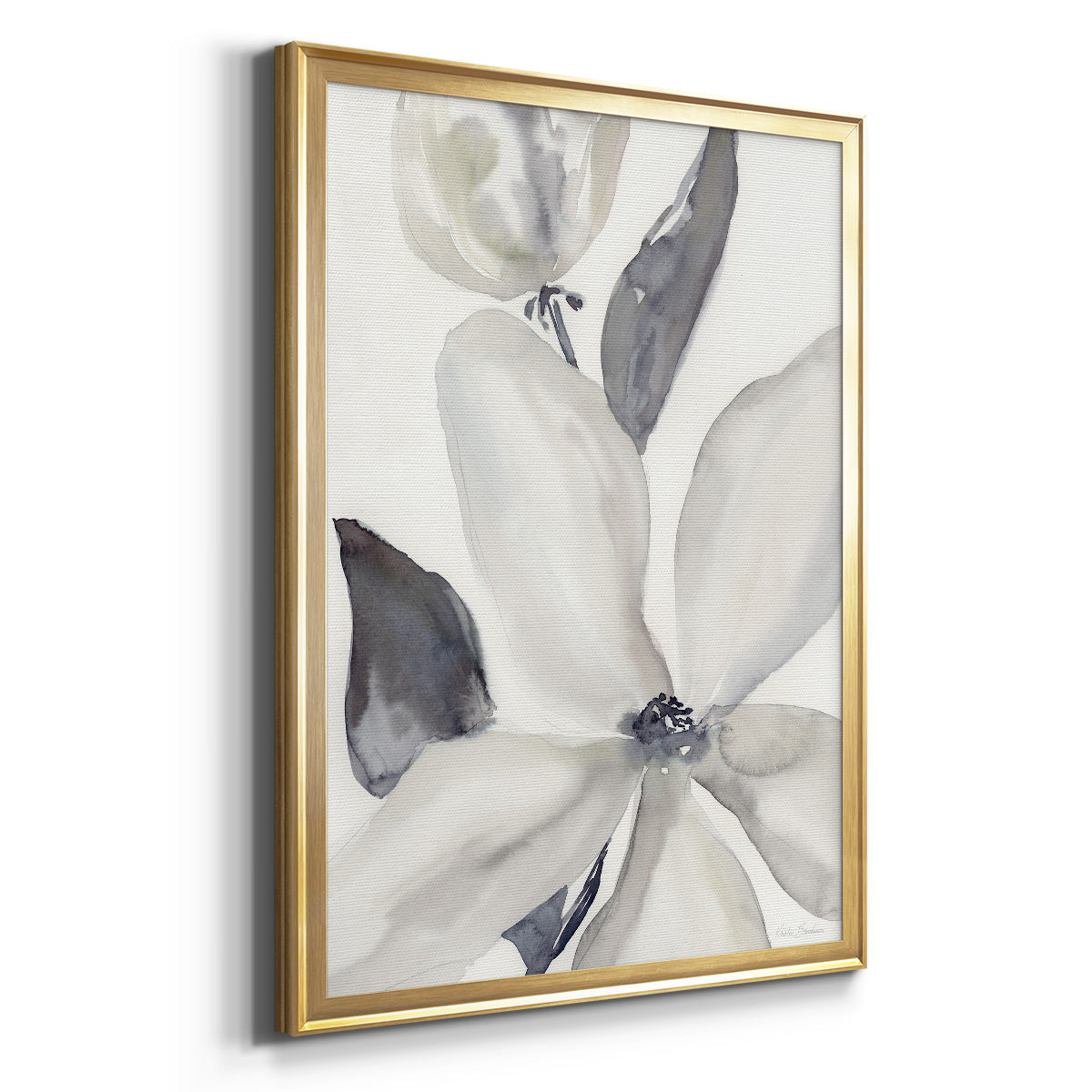 Daybreak Bloom II - Modern Framed Canvas Print
