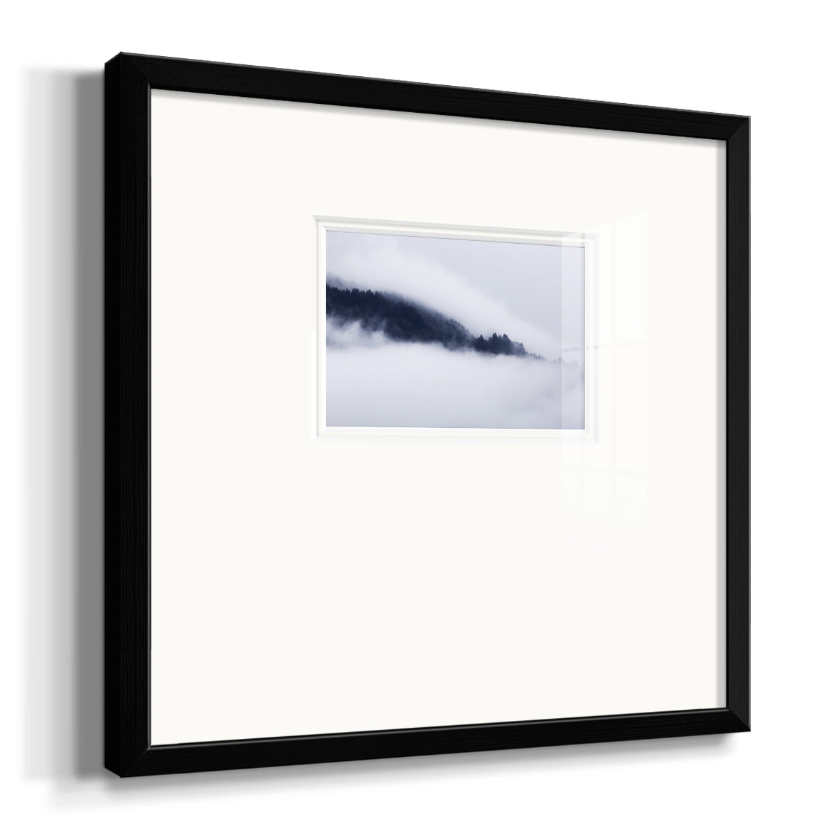 In the Clouds- Premium Framed Print Double Matboard