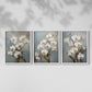 Floral Study Series LXV - Restickable Framed Art Set