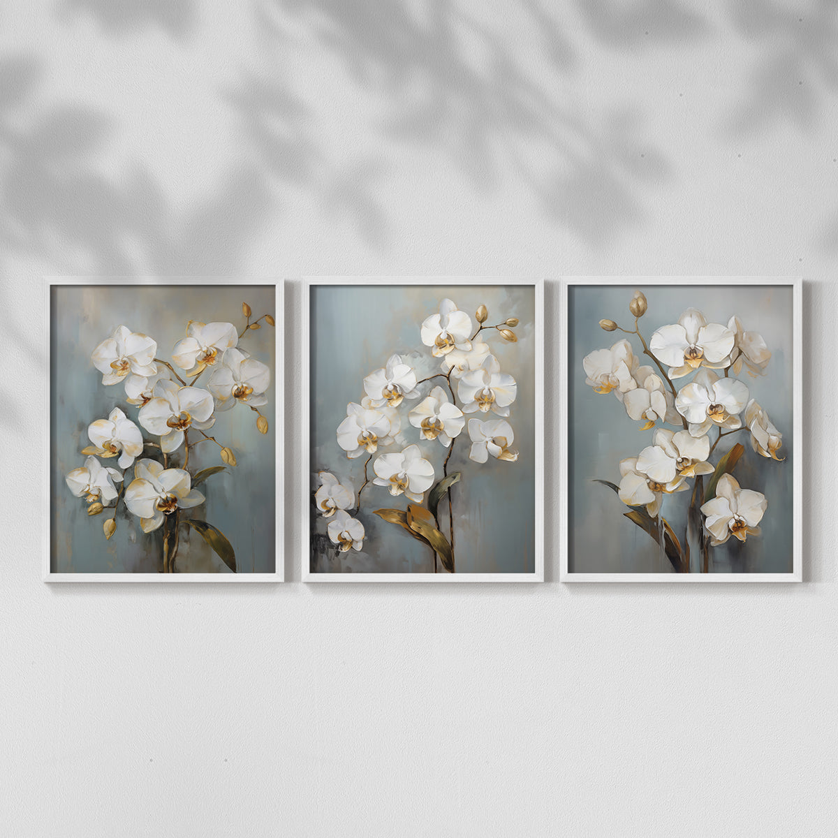 Floral Study Series LXV - Restickable Framed Art Set