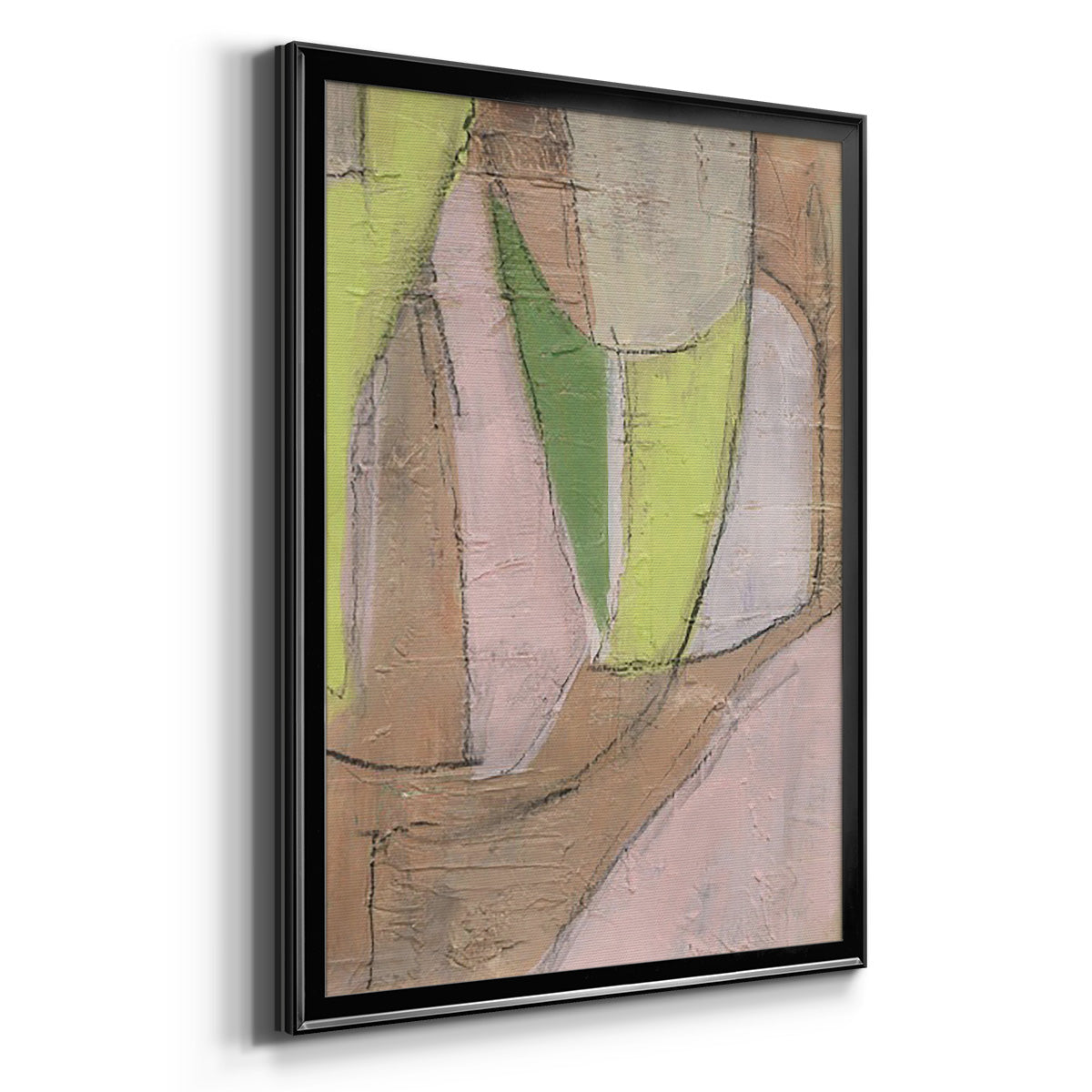 Many Layers I - Modern Framed Canvas Print