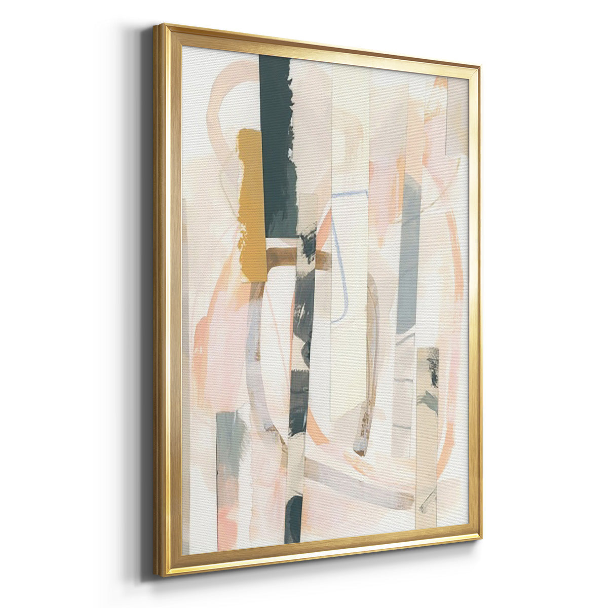 Melon Litmus II - Modern Framed Canvas Print