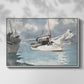 Fishing Boats, Key West, 1903 - Floater Framed Canvas Print