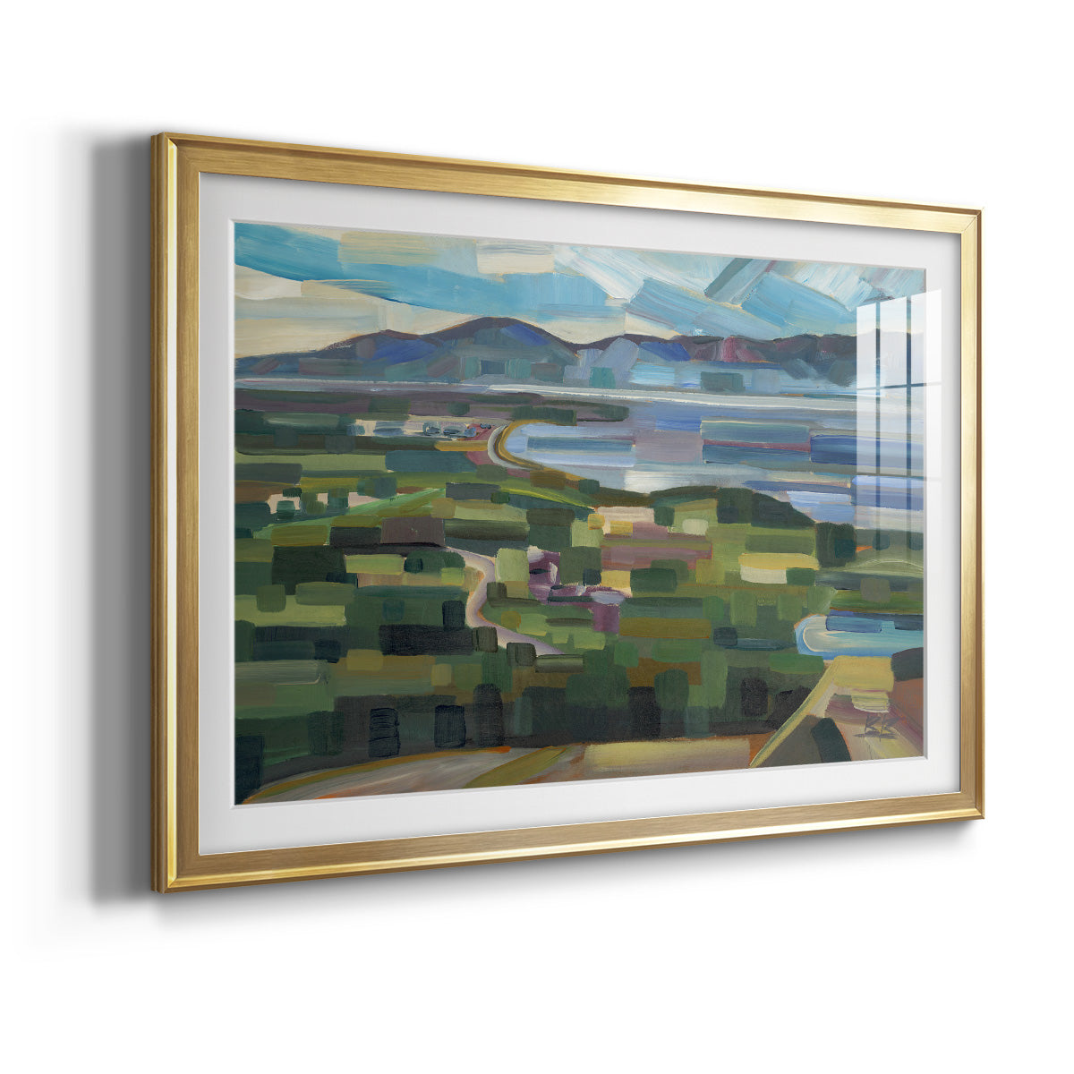 View From Goose Park Premium Framed Print - Ready to Hang