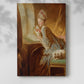 Canvas art print of a Romantic composition with delicate detail and warm tones with a soft shadow on a white background.
