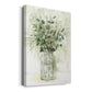 Delicate Greenery II - Canvas Art Print