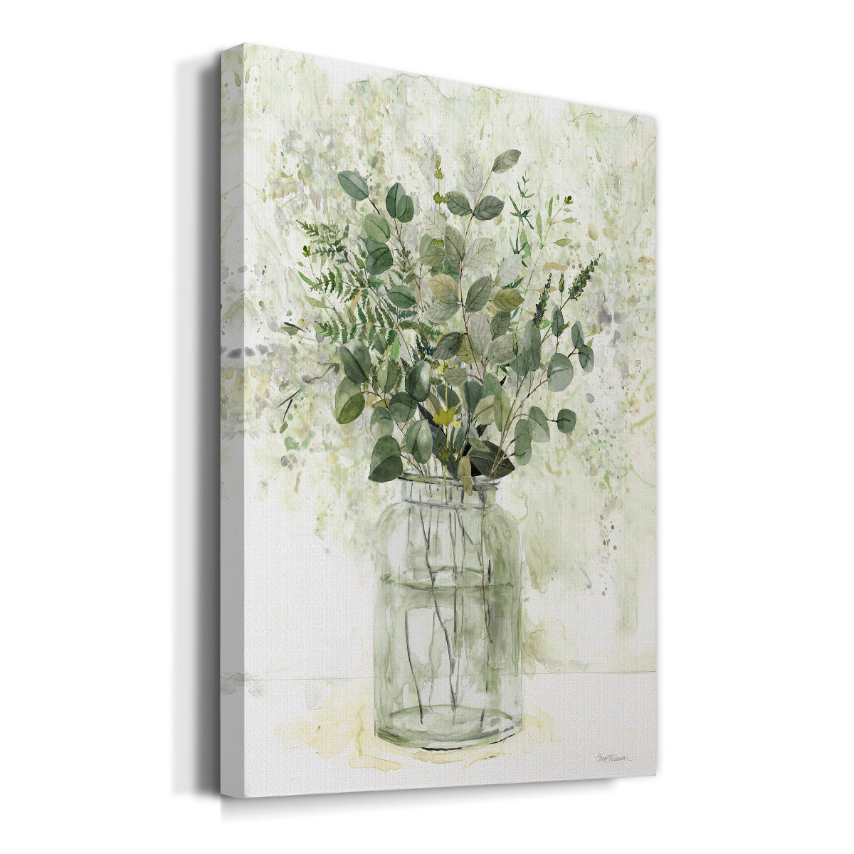 Delicate Greenery II - Canvas Art Print