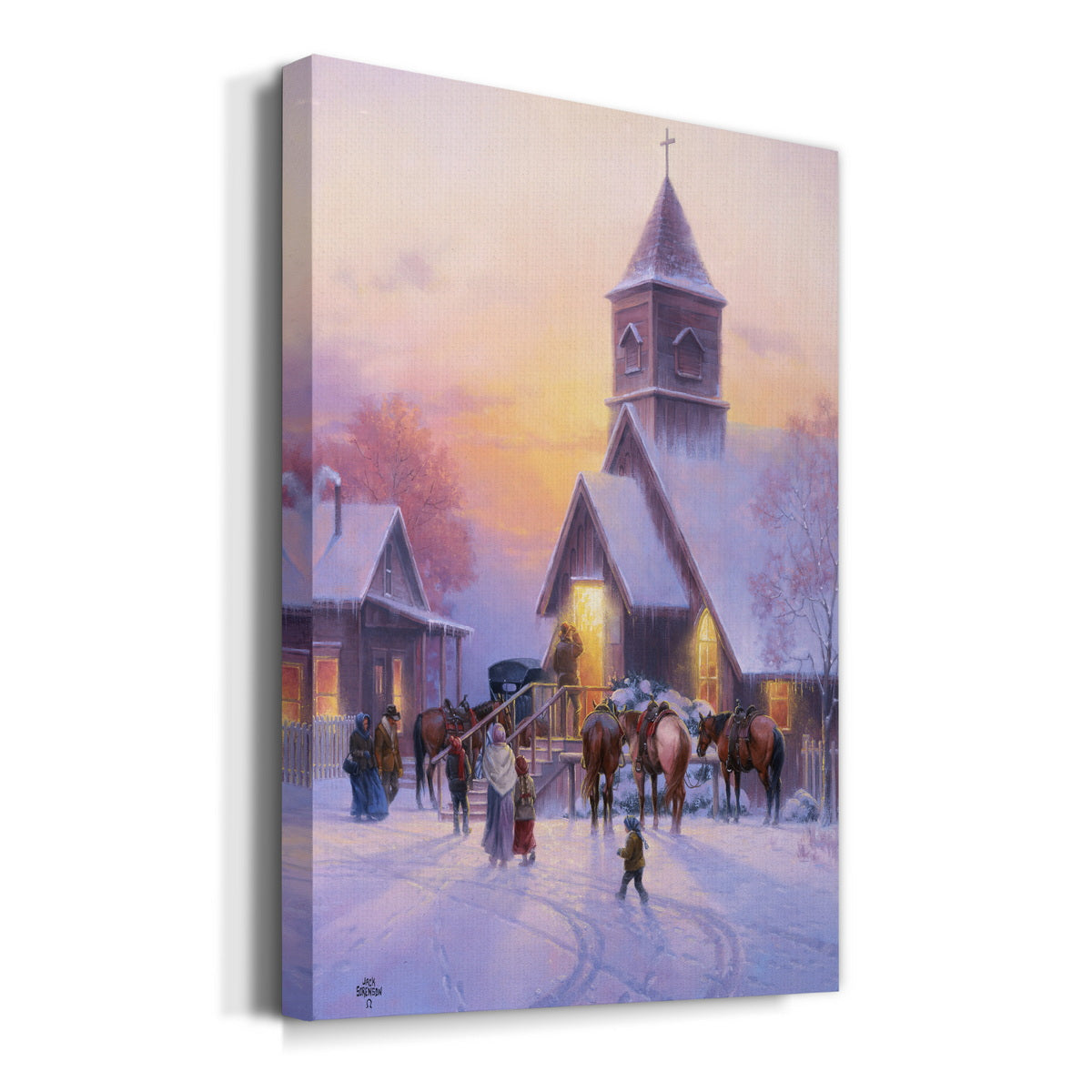 Sunday Service - Gallery Wrapped Canvas