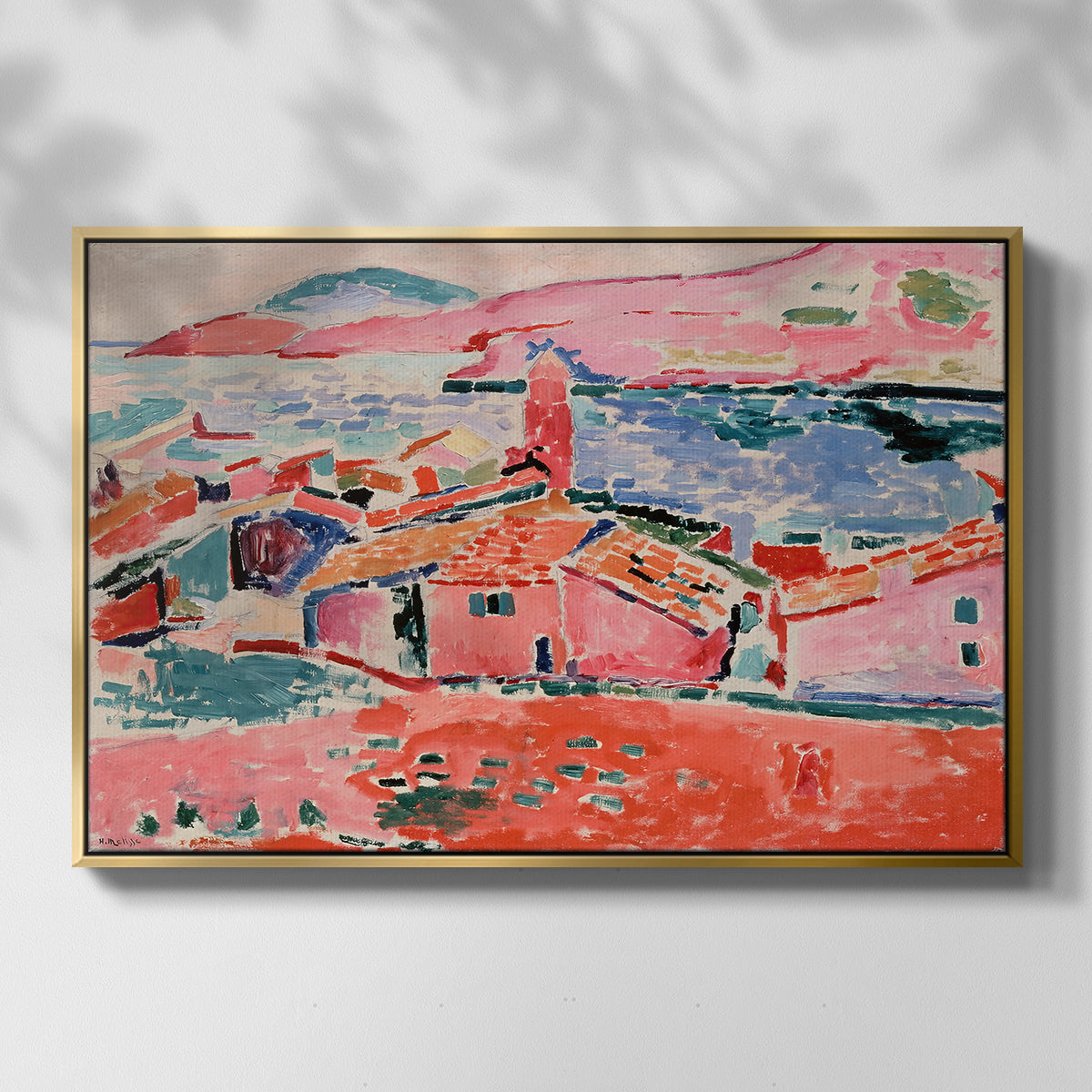 View of Collioure, 1905 - Floater Framed Canvas Print