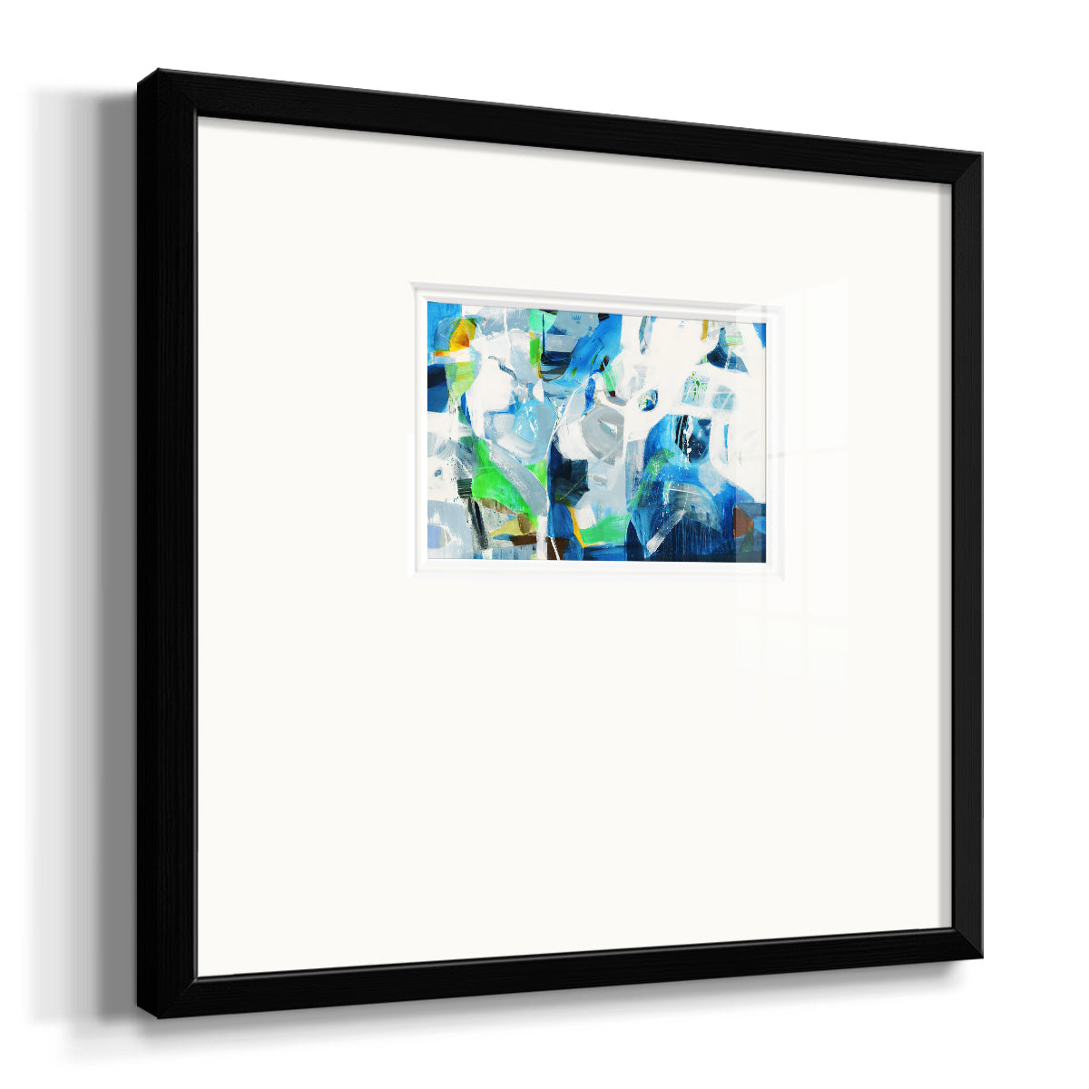 Down the Rapids- Premium Framed Print Double Matboard