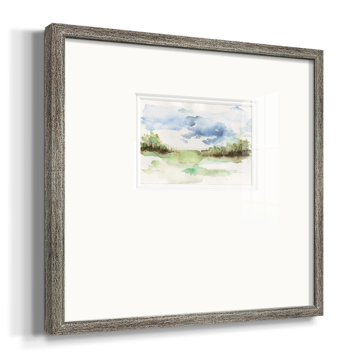 Brush Thickets I Premium Framed Print Double Matboard