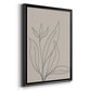 Neutral Lines I - Modern Framed Canvas Print