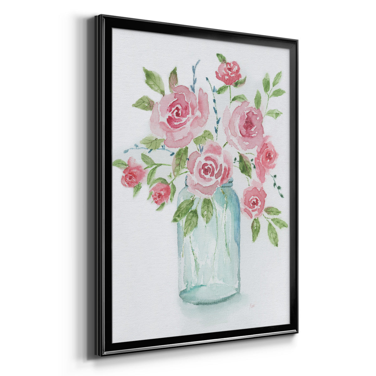 Adorable II - Modern Framed Canvas Print