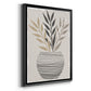Palm Arrangement I - Modern Framed Canvas Print