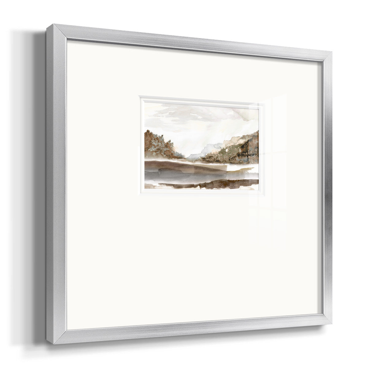 Mountain Time Premium Framed Print Double Matboard