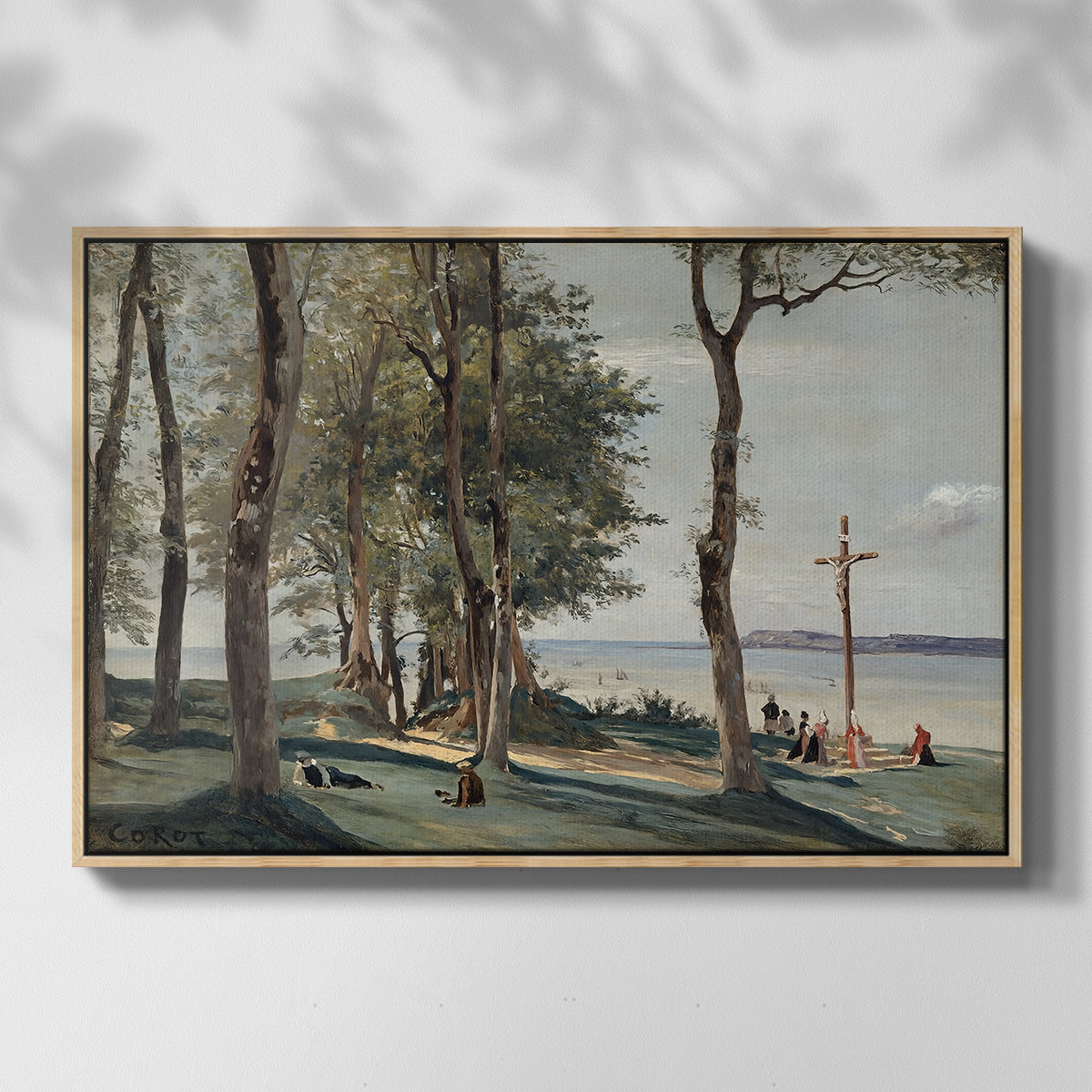 A Calvary on the Cote de Grace, c. 1829 - Floater Framed Canvas Print