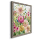 Jardin de Fleurs - Premium Canvas Framed in Barnwood - Ready to Hang