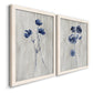 Indigo Botanical III - Barnwood Framed Canvas Set