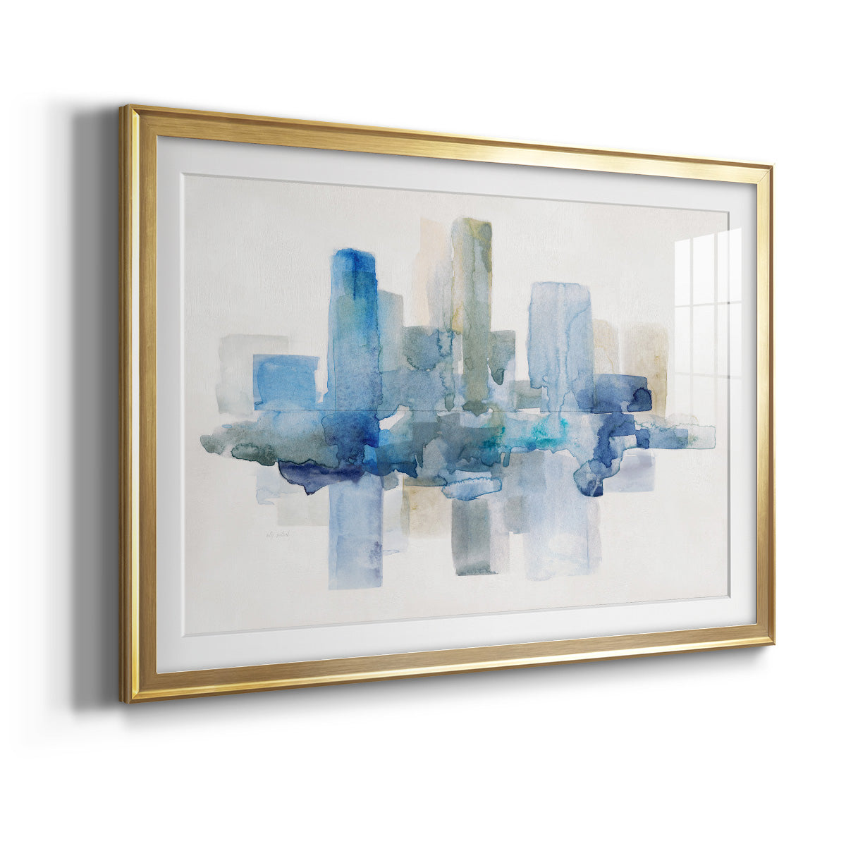 Soft Skyline II Premium Framed Print - Ready to Hang