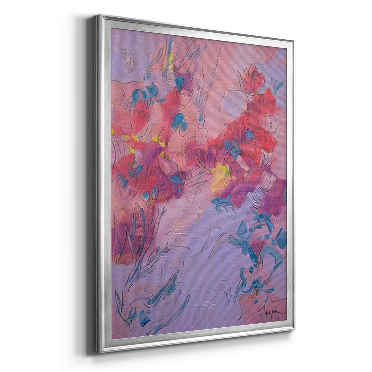 Wish You Well - Modern Framed Canvas Print