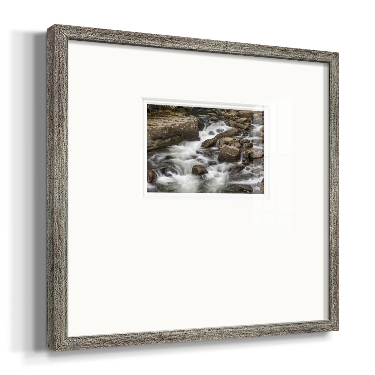 Rushing Calm- Premium Framed Print Double Matboard