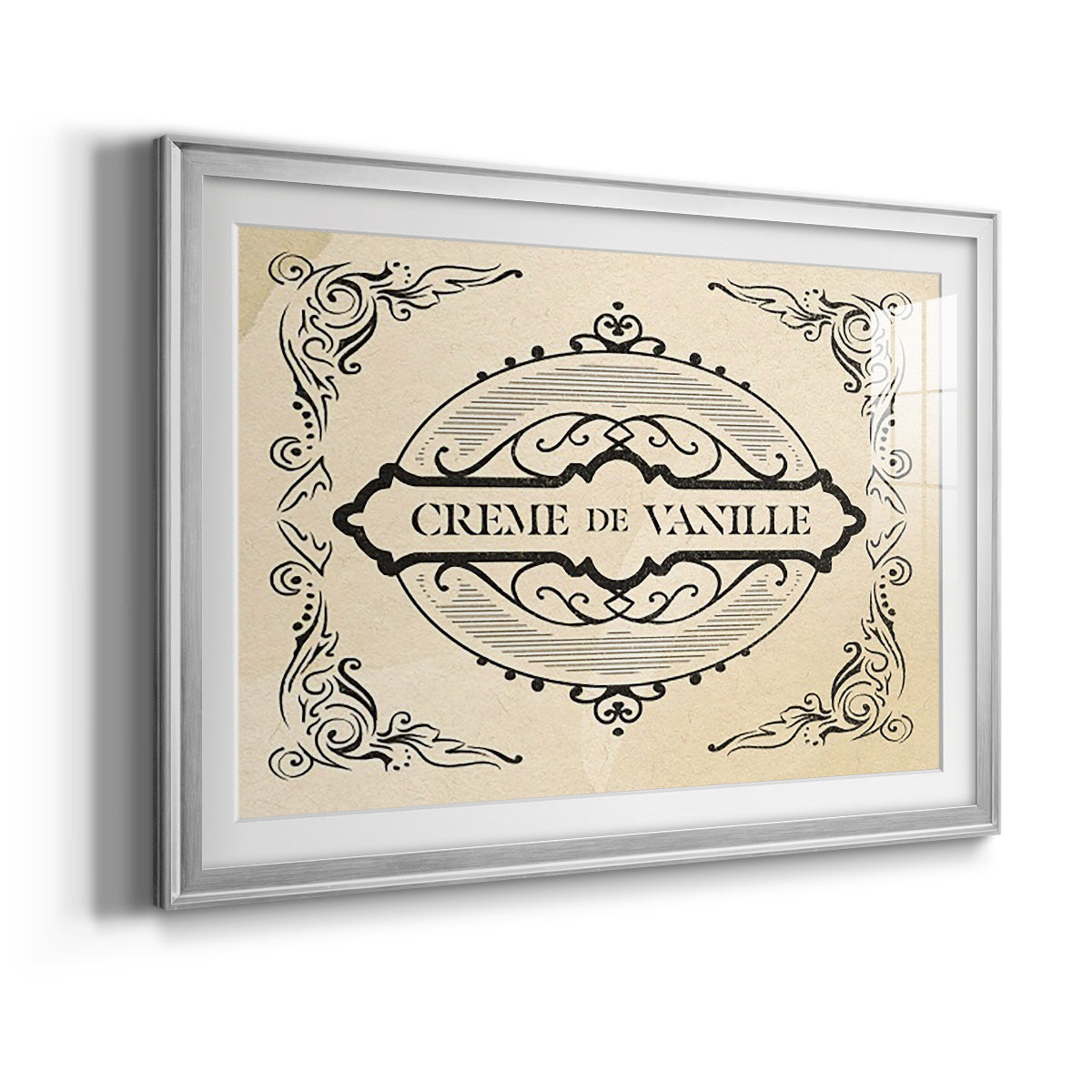 Antique French Label II - Modern Framed Art Print