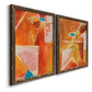 Primary Connection V - Premium Framed Canvas 2 Piece Set - Ready to Hang