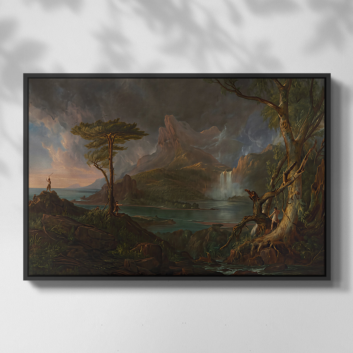 A Wild Scene, 1831-1832 - Floater Framed Canvas Print